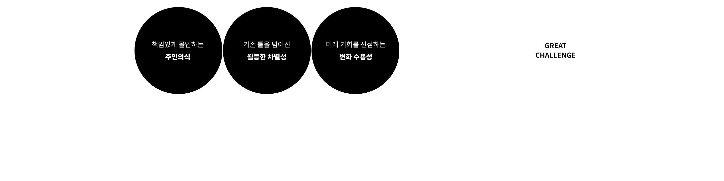 첨단 기술력, 섬세한 기능, 초 프리미엄의 우아함 → 화려한 심플함